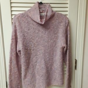 Barry Bricken Wool Pink Boho Sweater S